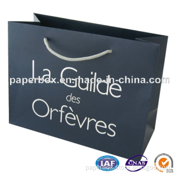 Luxury Paper Shopping Bag with PP Cord